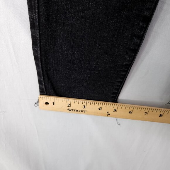 Pistola Skinny Jeans Size 28 Woman's Mid Rise Distress Black Denim Stretch - Picture 10 of 14